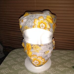 Face mask with filter and skull cap